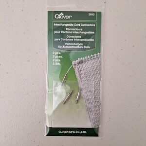 Clover C3650 Interchangeable Cord Connectors 2 Pack MADE IN JAPAN New